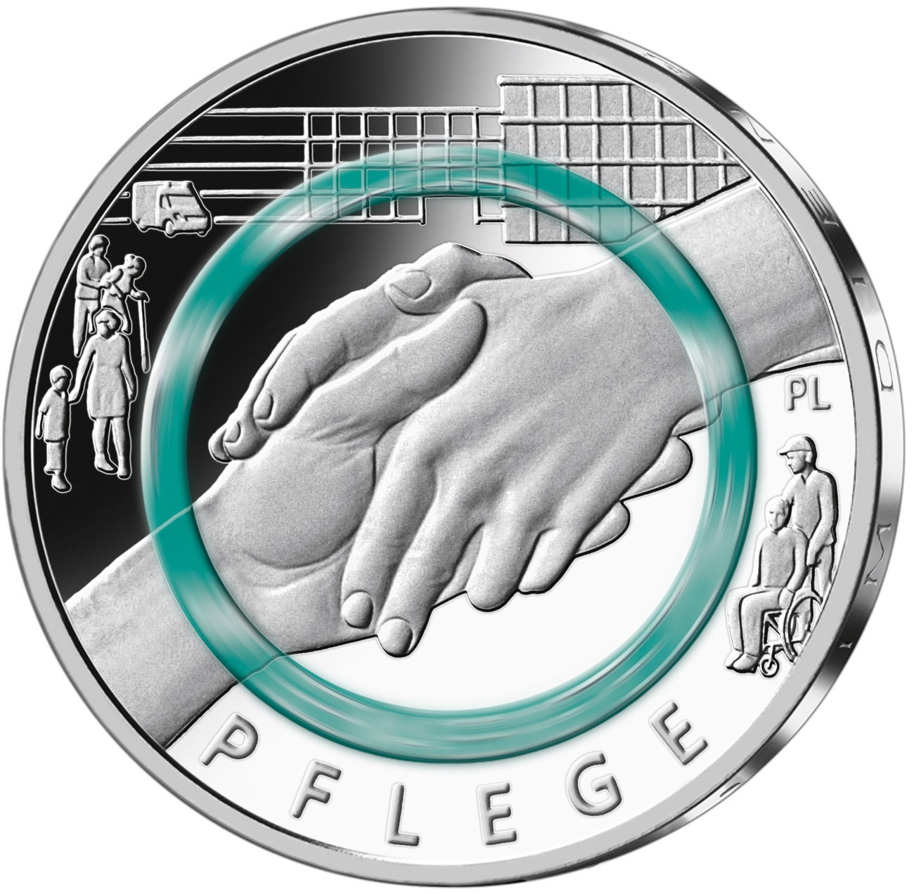 (EUR03.Proof.2022.90n322s5) 10 euro Germany 2022 (random Mint) Proof - Care Reverse (zoom)
