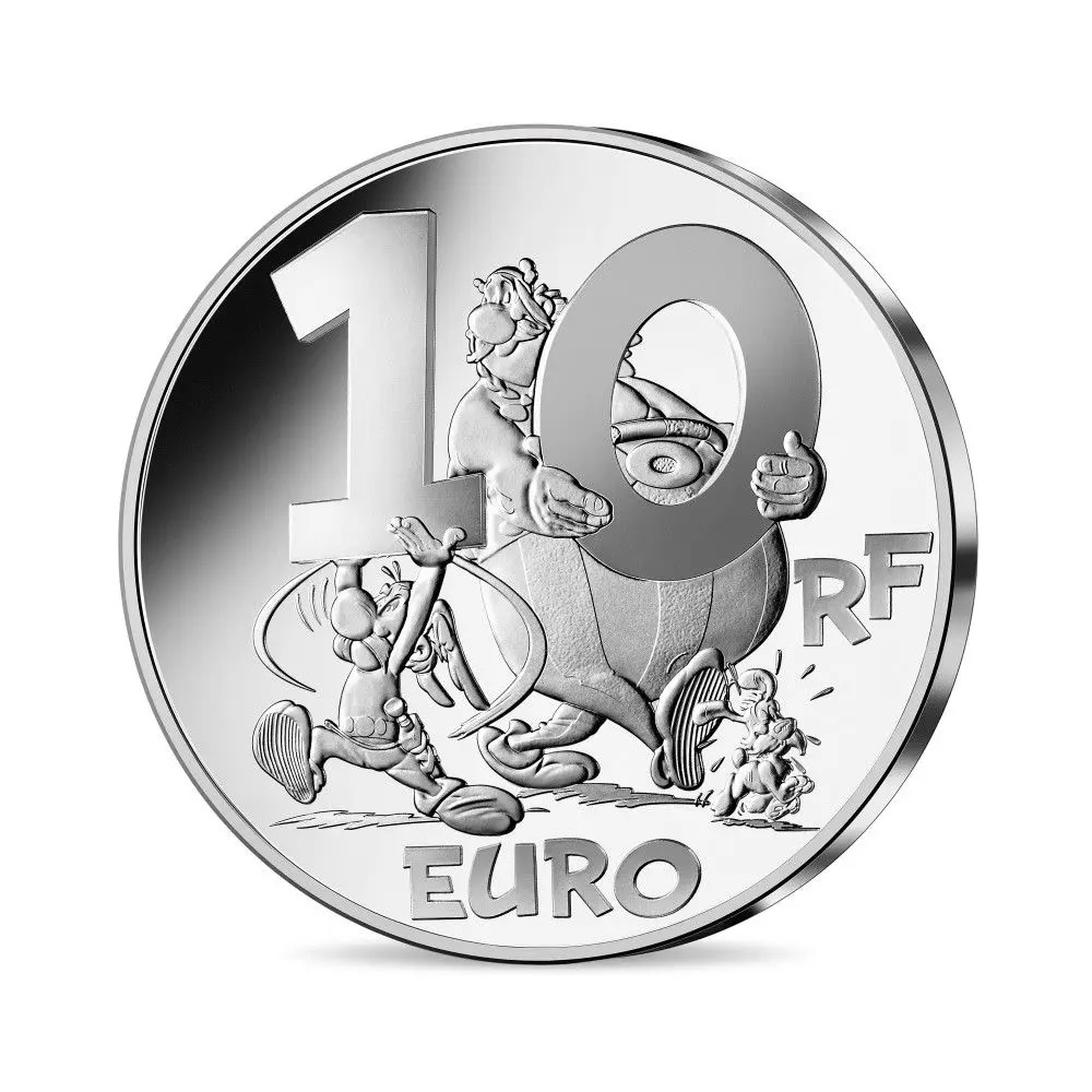 (EUR07.Proof.2022.10041361390000) 10 euro France 2022 Proof silver - Asterix, Obelix and Dogmatix Reverse (zoom)