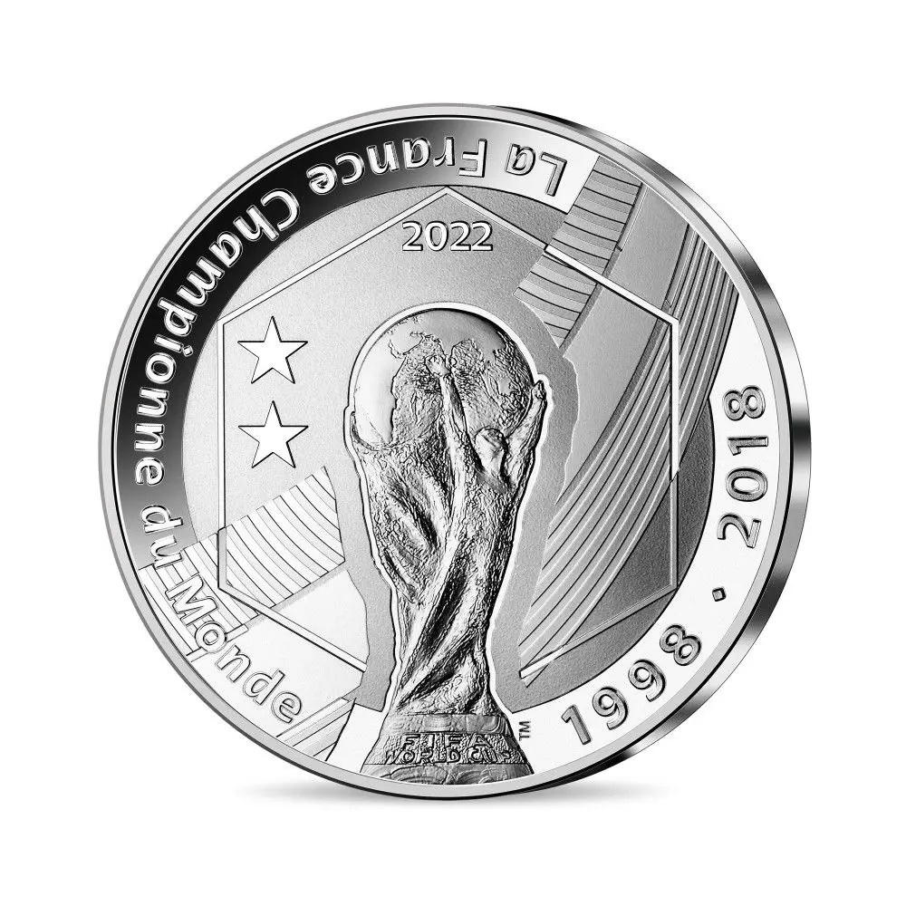 (EUR07.Proof.2022.10041364980000) 10 euro France 2022 Proof silver - FIFA World Cup Qatar Reverse (zoom)