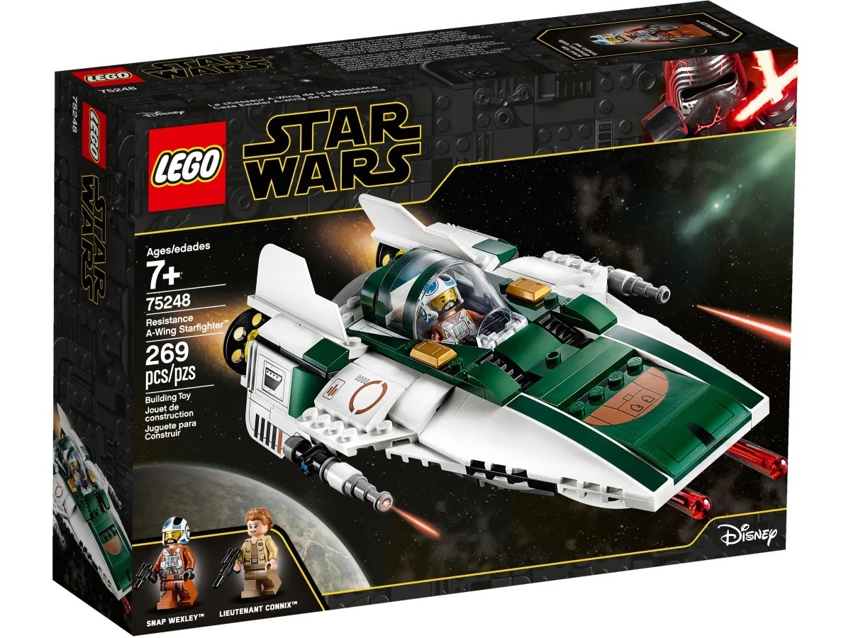 (Lego.75248) LEGO Star Wars - Resistance A-Wing Starfighter (box front) (zoom)