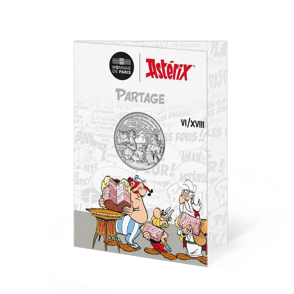 (EUR07.Unc.2022.10041364120005) 10 € France 2022 Ag - Asterix (Share) (blister) (zoom)