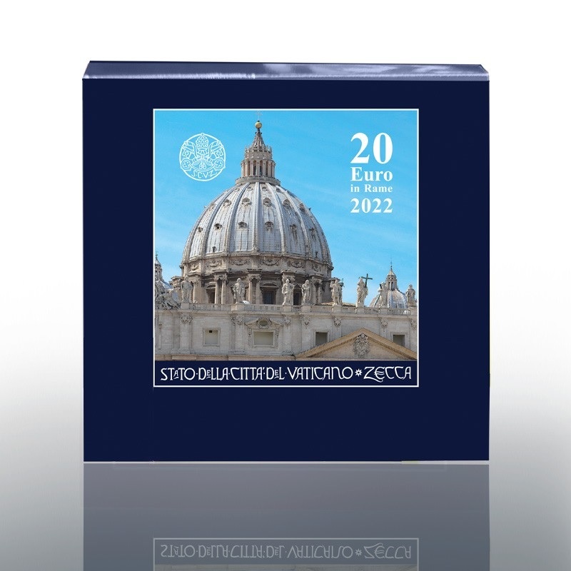 (MAT.EUR19.blister.CN1617) Collector case Vatican State - St Peter Basilica (zoom)