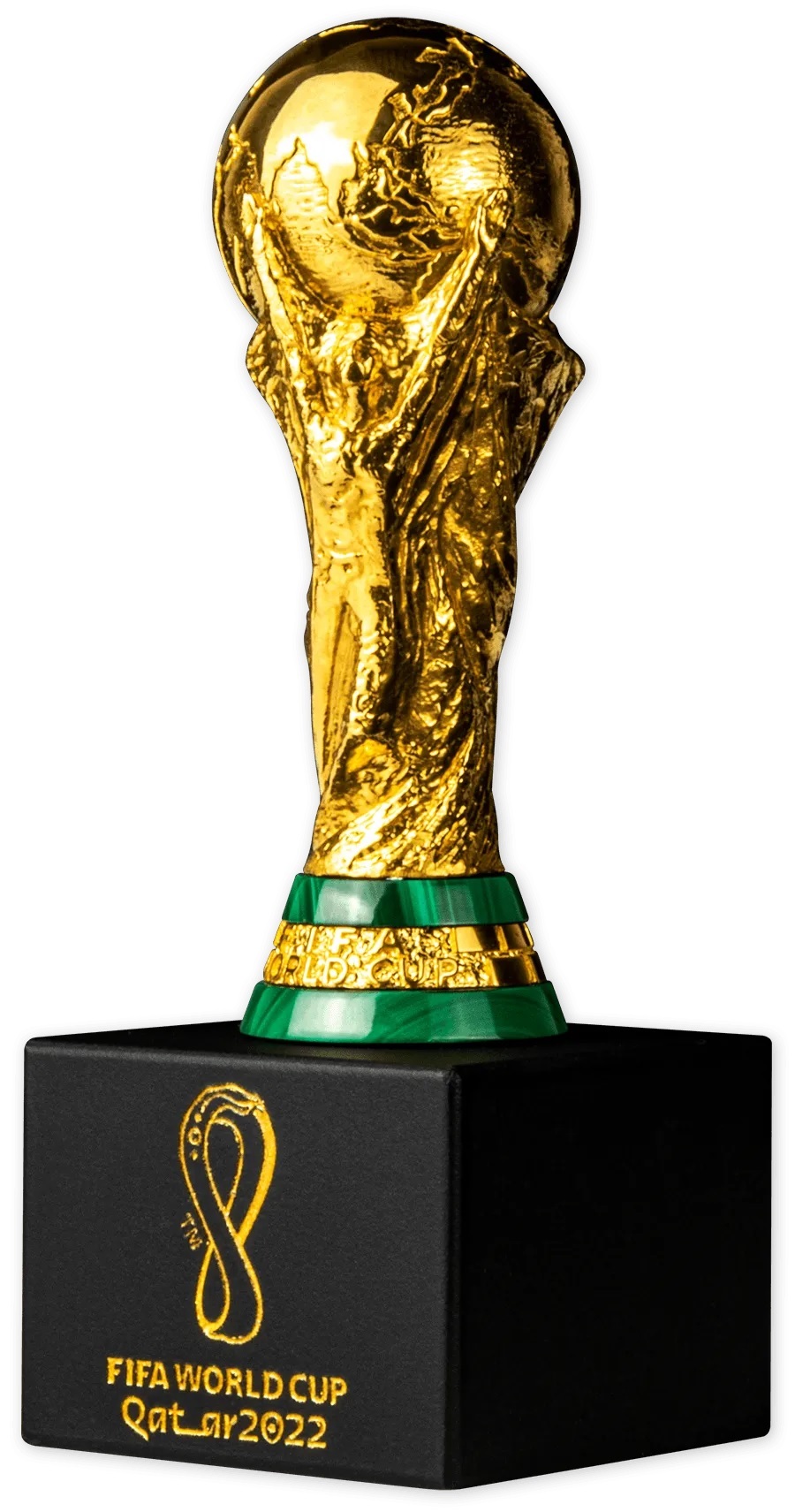 (OA00.Obj.Art.2022.2) FIFA World Cup, Qatar 2022 (1 oz gold trophy replica) (zoom)