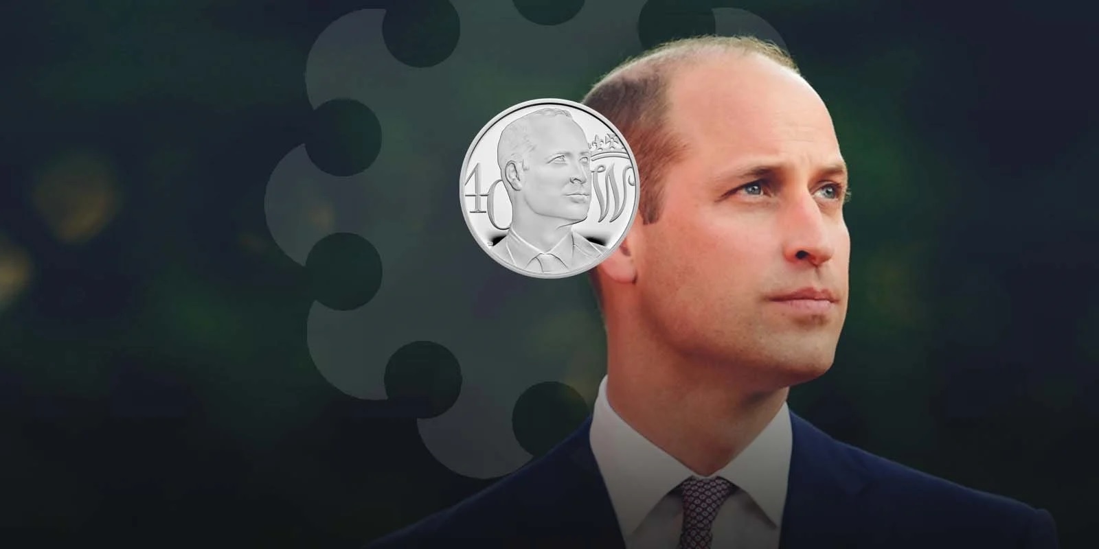 Royal Mint The 40th Birthday of HRH The Duke of Cambridge (shop illustration) (zoom)