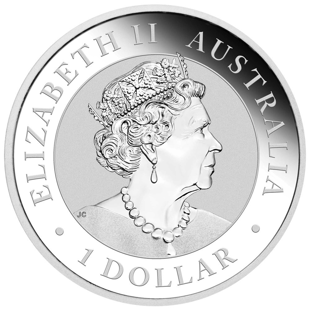 (W017.1.D.2022.22M27BAX) 1 Dollar Australia 2022 1 oz silver - Wombat Obverse (zoom)