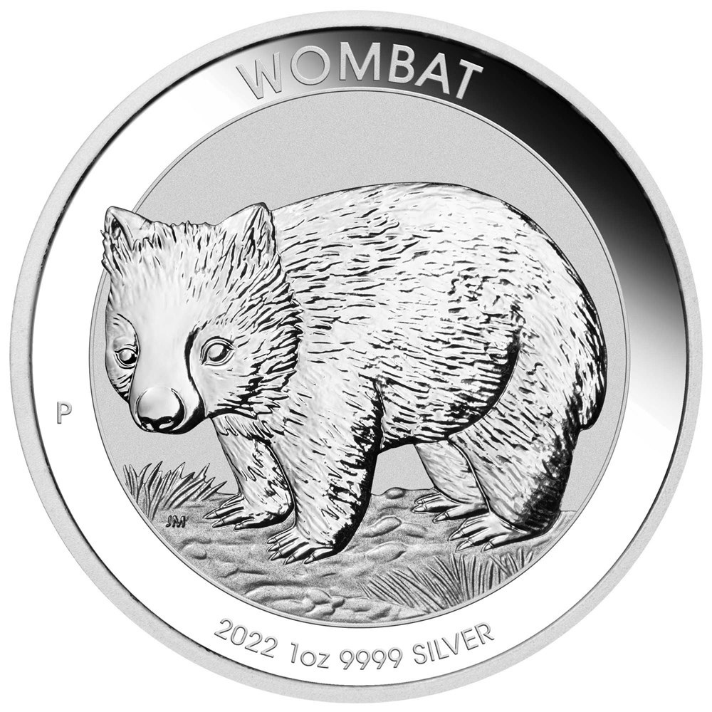 (W017.1.D.2022.22M27BAX) 1 Dollar Australia 2022 1 oz silver - Wombat Reverse (zoom)