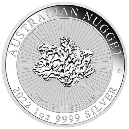 (W017.1.D.2022.22M81BAX) 1 Dollar Australia 2022 1 oz silver - Nugget Little Hero Reverse (zoom)