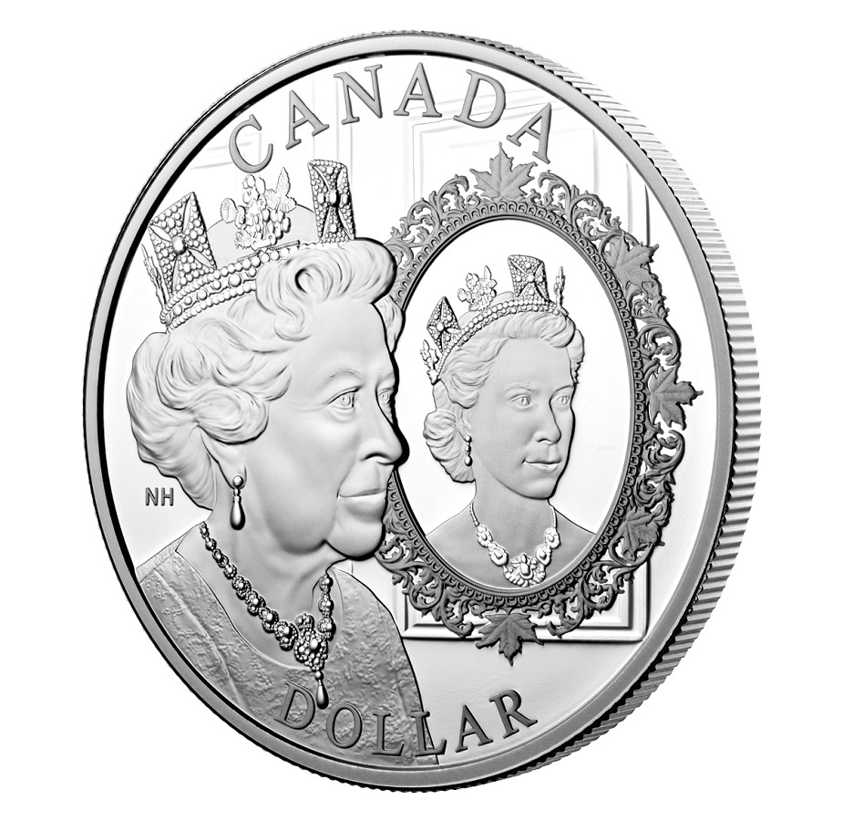 (W037.1.D.2022.204322) 1 Dollar The Platinum Jubilee of Queen Elizabeth II 2022 - Proof Ag Reverse (zoom)
