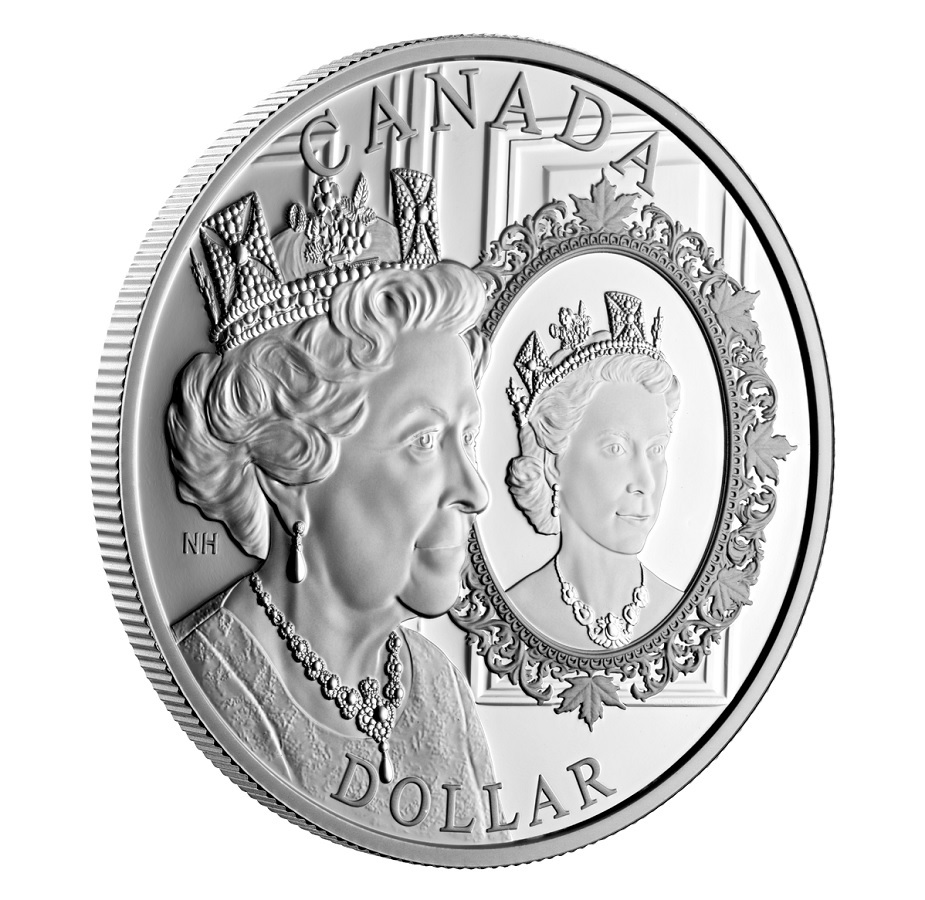 (W037.1.D.2022.204322) 1 $ The Platinum Jubilee of Queen Elizabeth II 2022 - Proof silver Reverse (zoom)