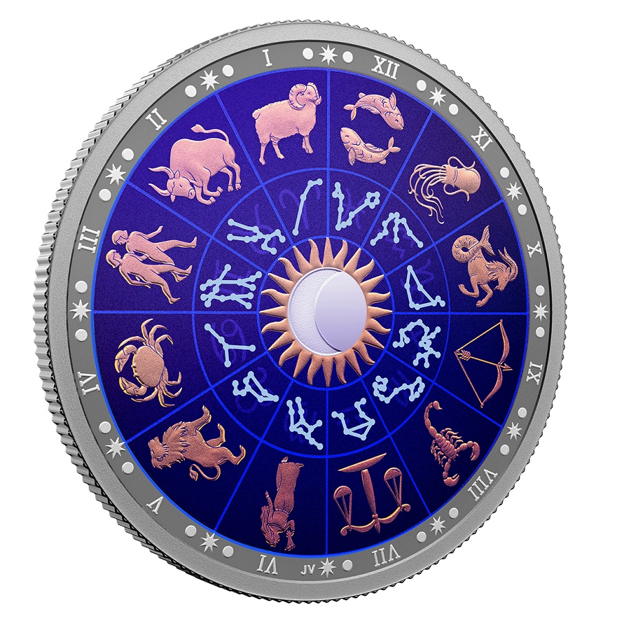 (W037.30.D.2022.204220) 30 $ Signs of the Zodiac 2022 - Proof Ag (glow-in-the-dark) (zoom)