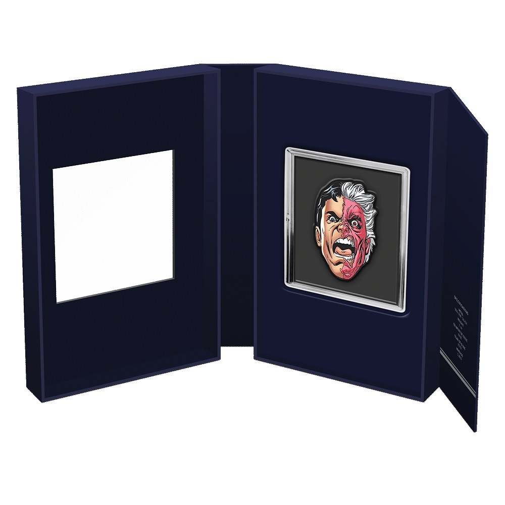 (W160.2.D.2022.30-01215) 2 $ Niue 2022 1 ounce Proof Ag - Two-Face (open packaging) (zoom)