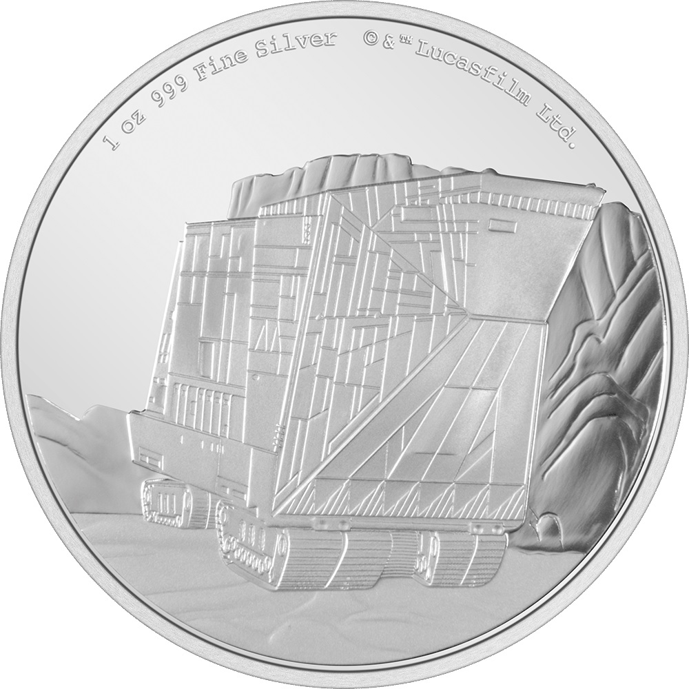 (W160.2.D.2022.30-01258) 2 Dollars Niue 2022 1 oz Proof silver - Sandcrawler Reverse (zoom)