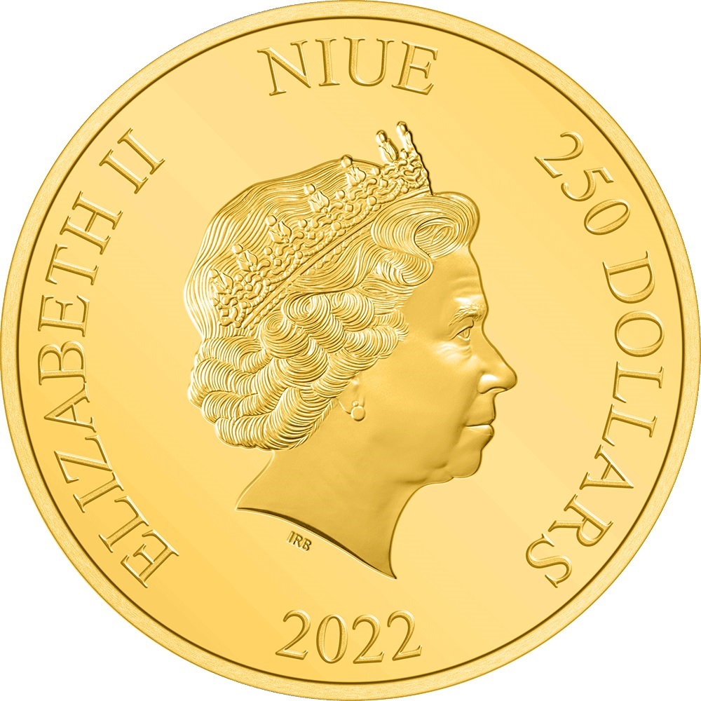 (W160.250.D.2022.30-01254) 250 Dollars Niue 2022 1 oz Proof gold - The Flash Obverse (zoom)