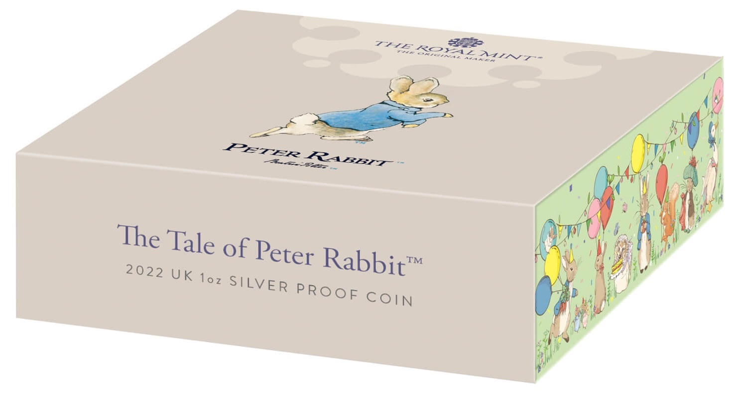 (W185.2.P.2022.UK22PRSP) 2 £ United Kingdom 2022 1 oz Proof silver - Peter Rabbit (packaging) (zoom)