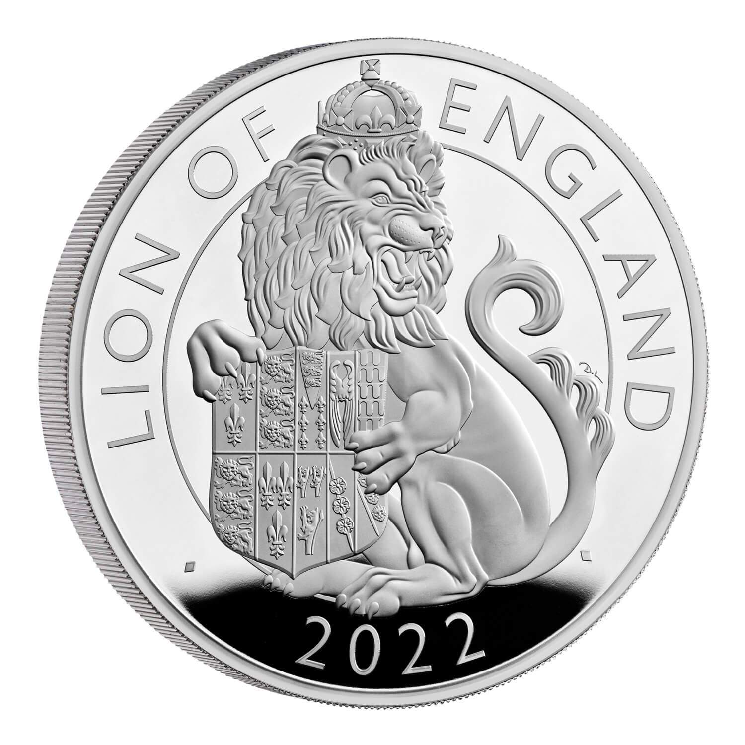 (W185.500.P.2022.UK22TLESK) 500 Pounds United Kingdom 2022 1 kg silver - The Lion of England Reverse (zoom)