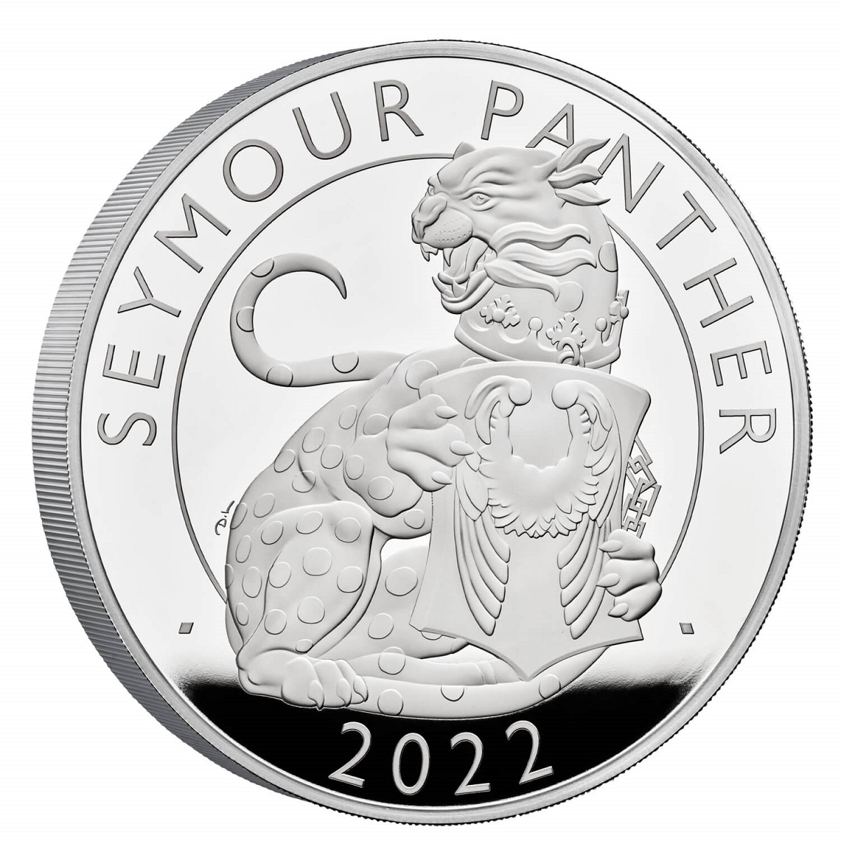 (W185.500.P.2022.UK22TSPSK) 500 Pounds United Kingdom 2022 1 kg silver - Seymour Panther Reverse (zoom)