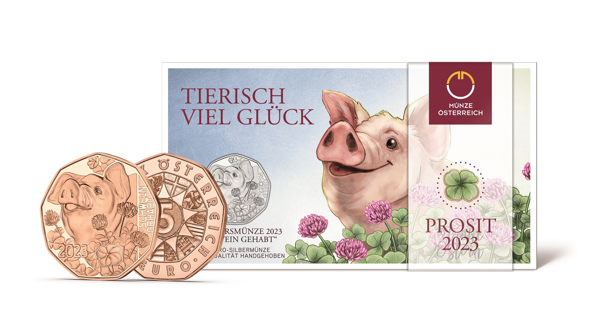 Austrian Mint The Popular Pig 2023 (blog illustration) (zoom)