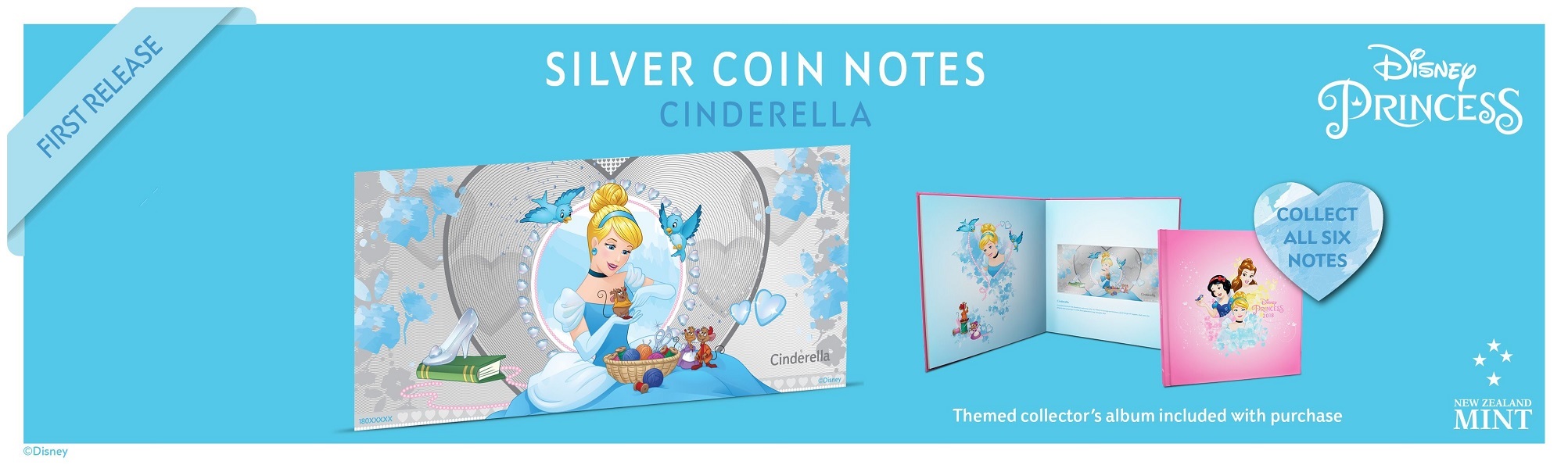 (W160.100.2018.30-00645) 1 Dollar Niue 2018 5 grams BU silver - Cinderella (blog illustration) (zoom)