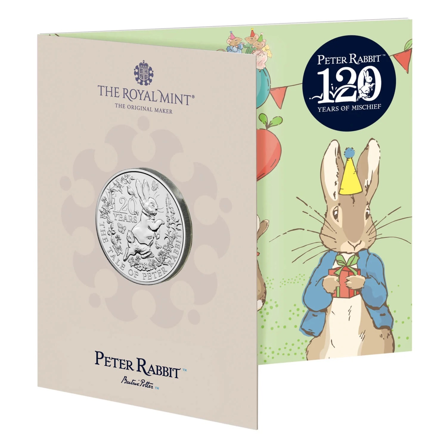 (W185.5.P.2022.UK22PRBU) 5 Pounds Peter Rabbit 2022 BU (packaging) (zoom)