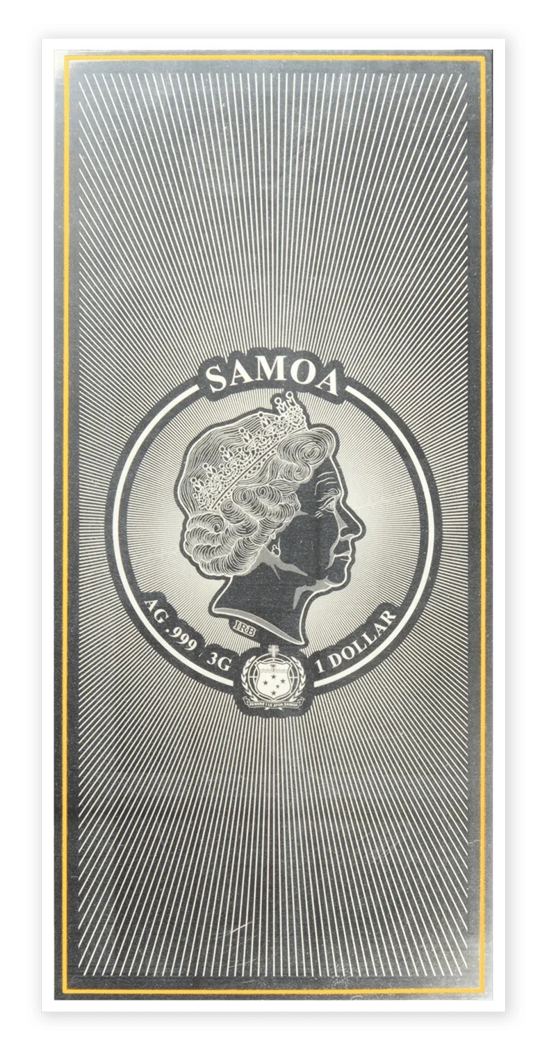 (W193.1.D.2022.1) 1 Dollar Samoa 2022 3 grams Proof silver - The Lord of the Rings Front (zoom)