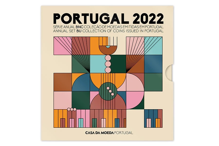 (EUR15.BU.set.2022.1023596) BU coin set Portugal 2022 (zoom)