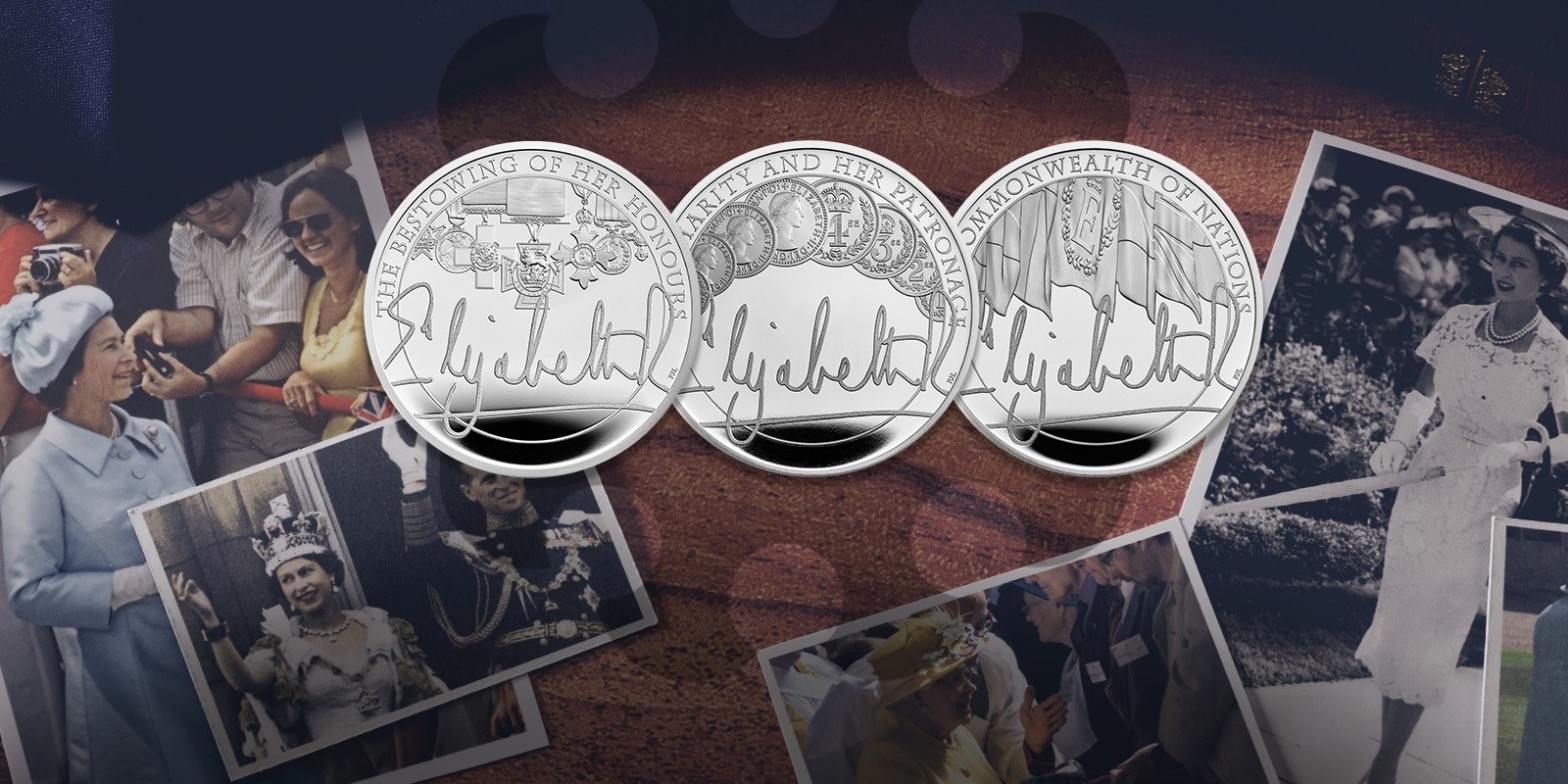 Royal Mint The Queen’s Reign Celebrating 70 Years of Service (shop illustration) (zoom)
