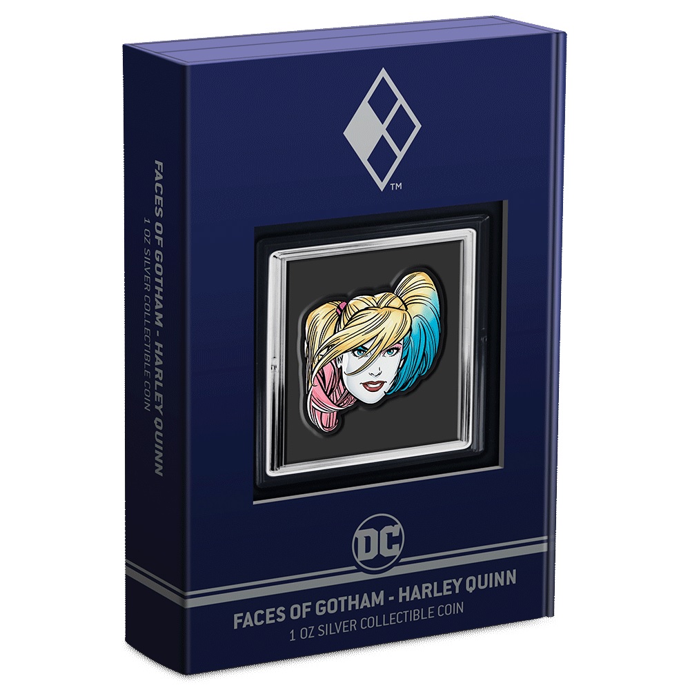 (W160.2.D.2022.30-01277) 2 Dollars Niue 2022 1 ounce Proof Ag - Harley Quinn (closed packaging) (zoom)