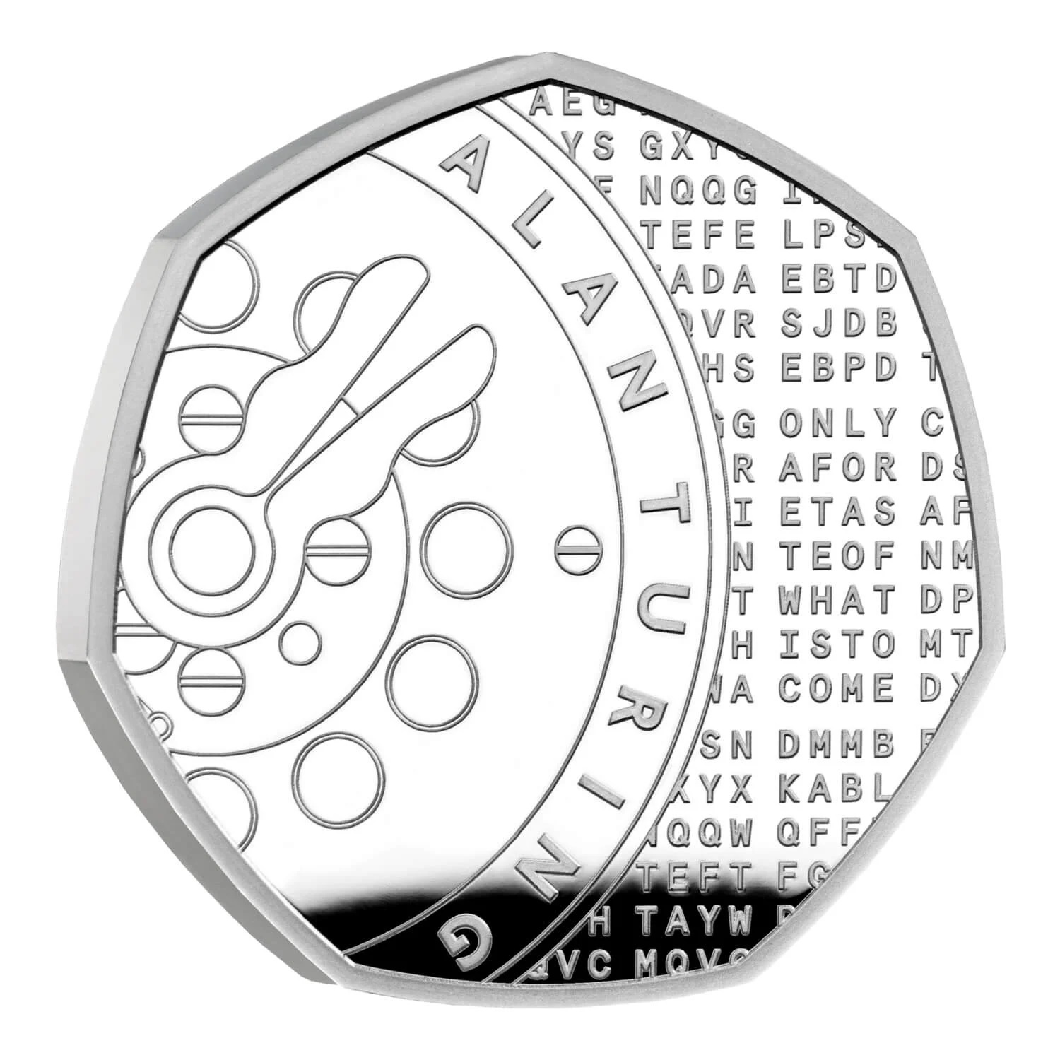 (W185.50.P.2022.UK22ATSP) 50 Pence Alan Turing 2022 - Proof silver Reverse (zoom)