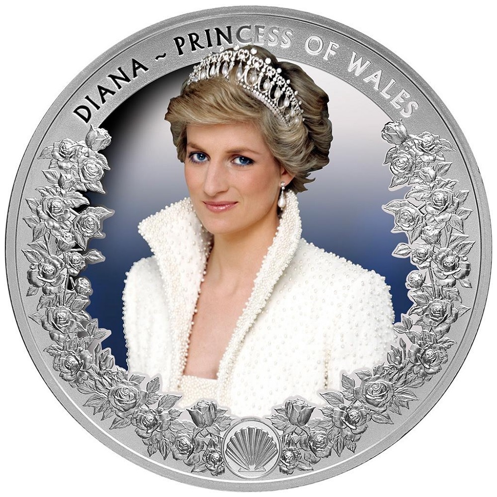 (W221.1.5.D.2022.1.oz.Ag.3) 5 Dollars Tokelau 2022 1 oz Proof silver - Diana, Princess of Wales Reverse (zoom)