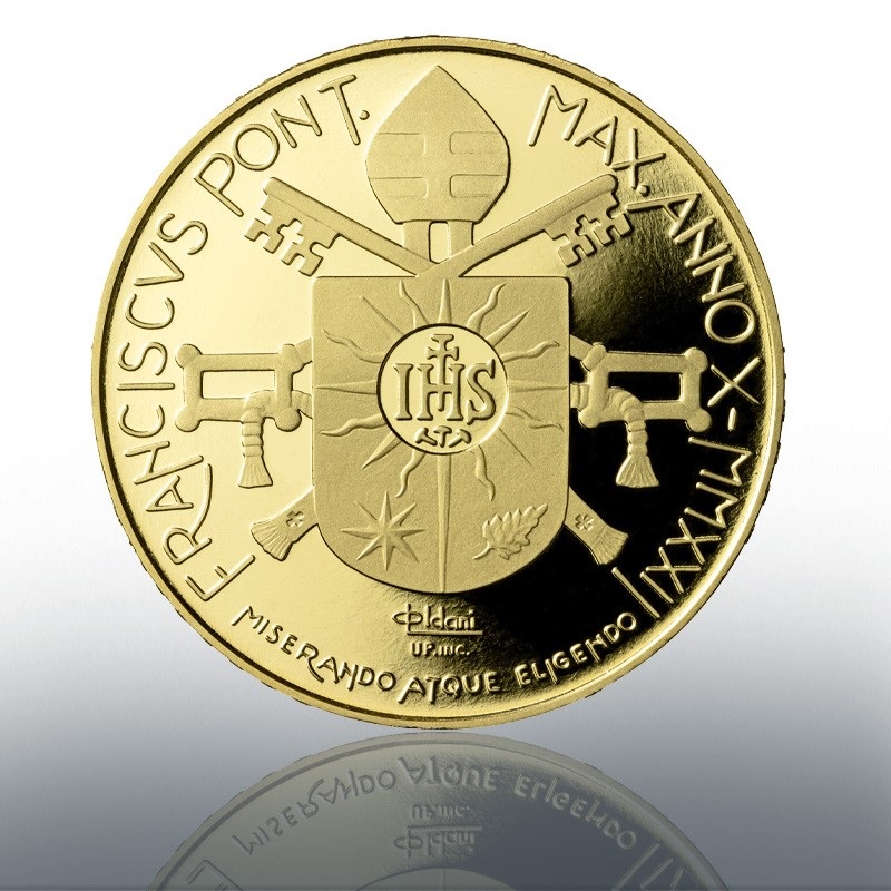 (EUR19.Proof.2022.CN1628) 100 € Vatican 2022 Proof gold - Declarations of the Second Vatican Council Obverse (zoom)