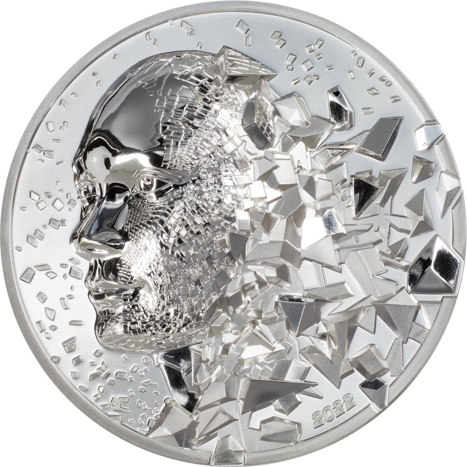 (W099.20.D.2022.30098) Cook Islands 20 Dollars Silver Burst 2022 - Proof silver Reverse (zoom)