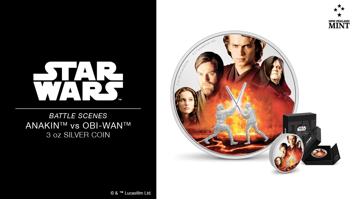 (W160.10.D.2022.30-01291) 10 Dollars Niue 2022 3 oz Proof silver - Anakin vs. Obi-Wan (blog illustration) (zoom)