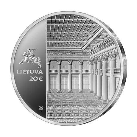 (EUR22.Proof.2022.20.E.1) 20 euro Lituanie 2022 argent BE - Banque de Lituanie Avers