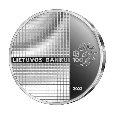 (EUR22.Proof.2022.20.E.1) 20 euro Lituanie 2022 argent BE - Banque de Lituanie Revers