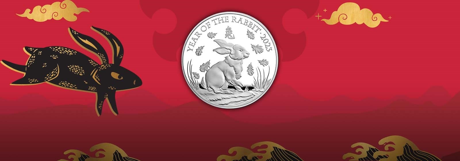 Royal Mint Lunar Year of the Rabbit 2023 (shop illustration) (zoom)