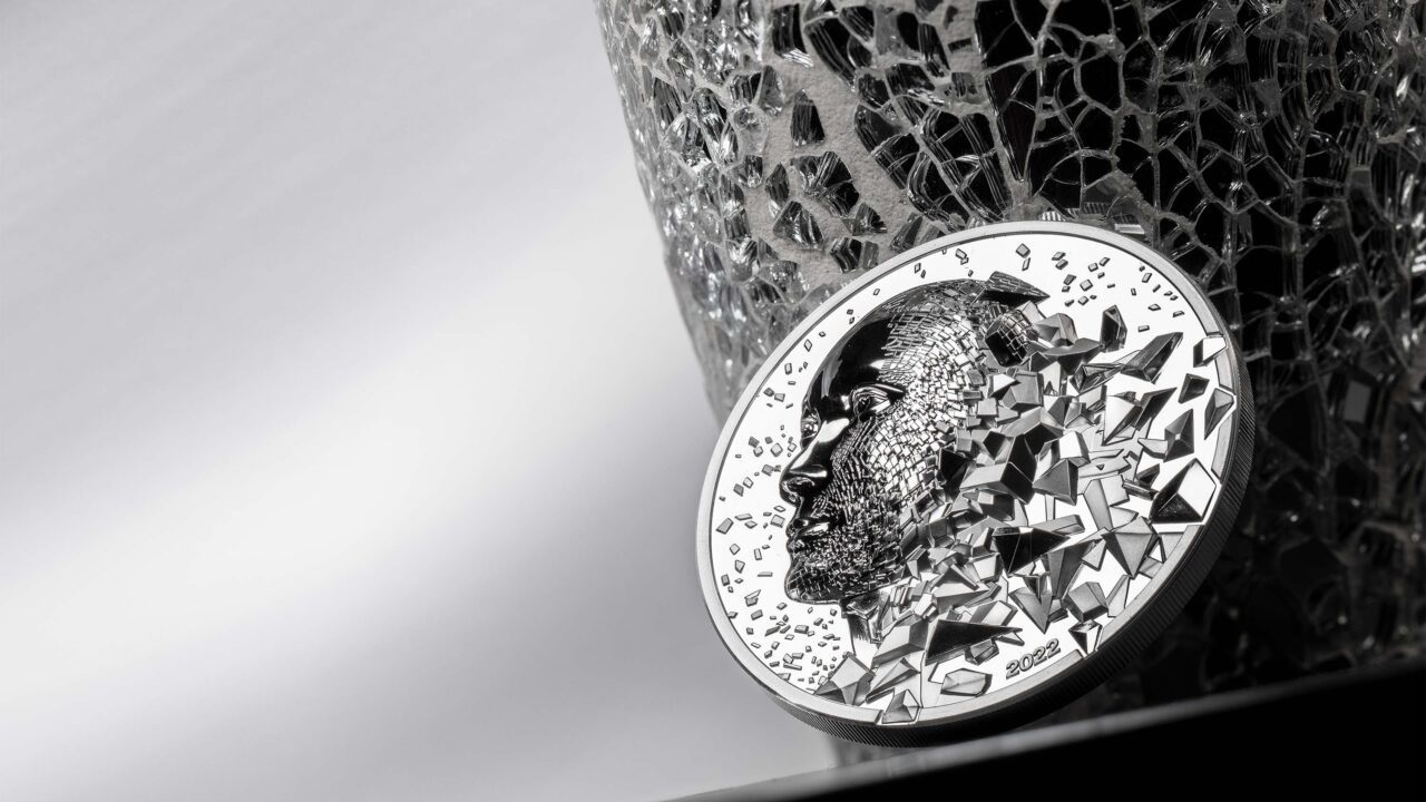 (W099.20.D.2022.30098) Cook Islands 20 Dollars Silver burst 2022 - Proof silver (blog illustration) (zoom)