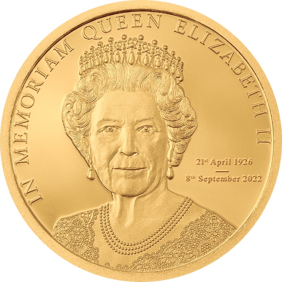 Une Pièce de Monnaie ornée de plus de 6000 Diamants Rend Hommage à la Reine  Élisabeth II
