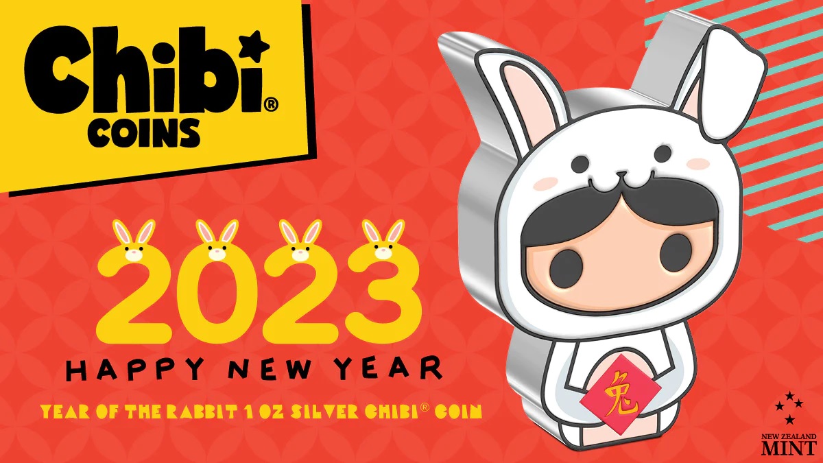 (W160.2.D.2023.30-01326) 2 Dollars Niue 2023 1 oz Proof silver - Chibi Year of the Rabbit (blog illustration) (zoom)