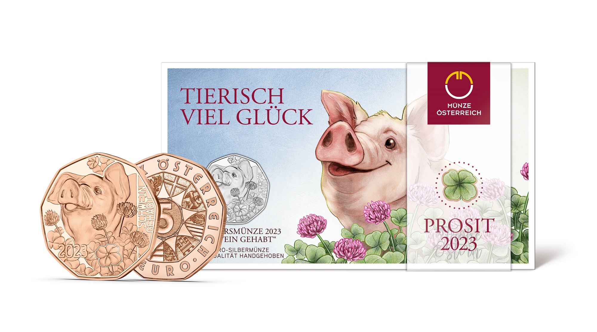 Austria The Popular Pig 2023 (shop illustration) (zoom)