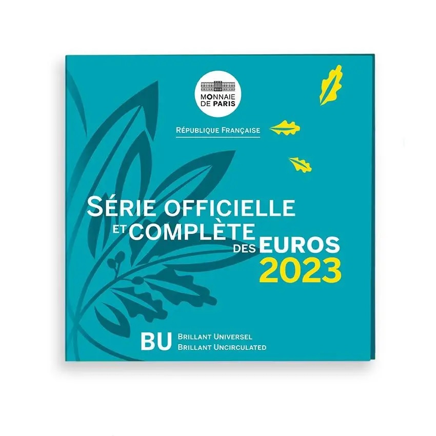 (EUR07.BU.set.2023.10041372690000) BU coin set France 2023 Front (zoom)