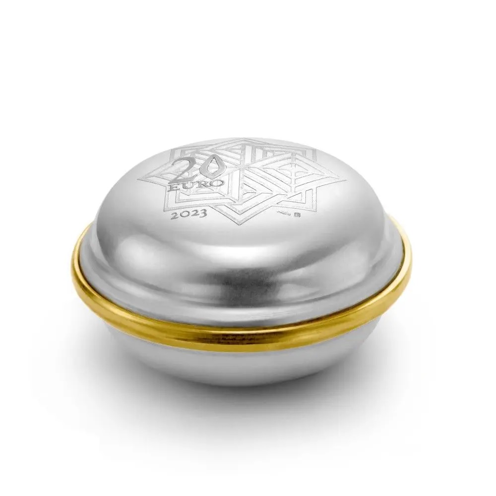 (EUR07.Proof.2023.10041370050000) 20 € France 2023 Proof Ag - Pierre Hermé (macaron pastry) (view on reverse) (zoom)