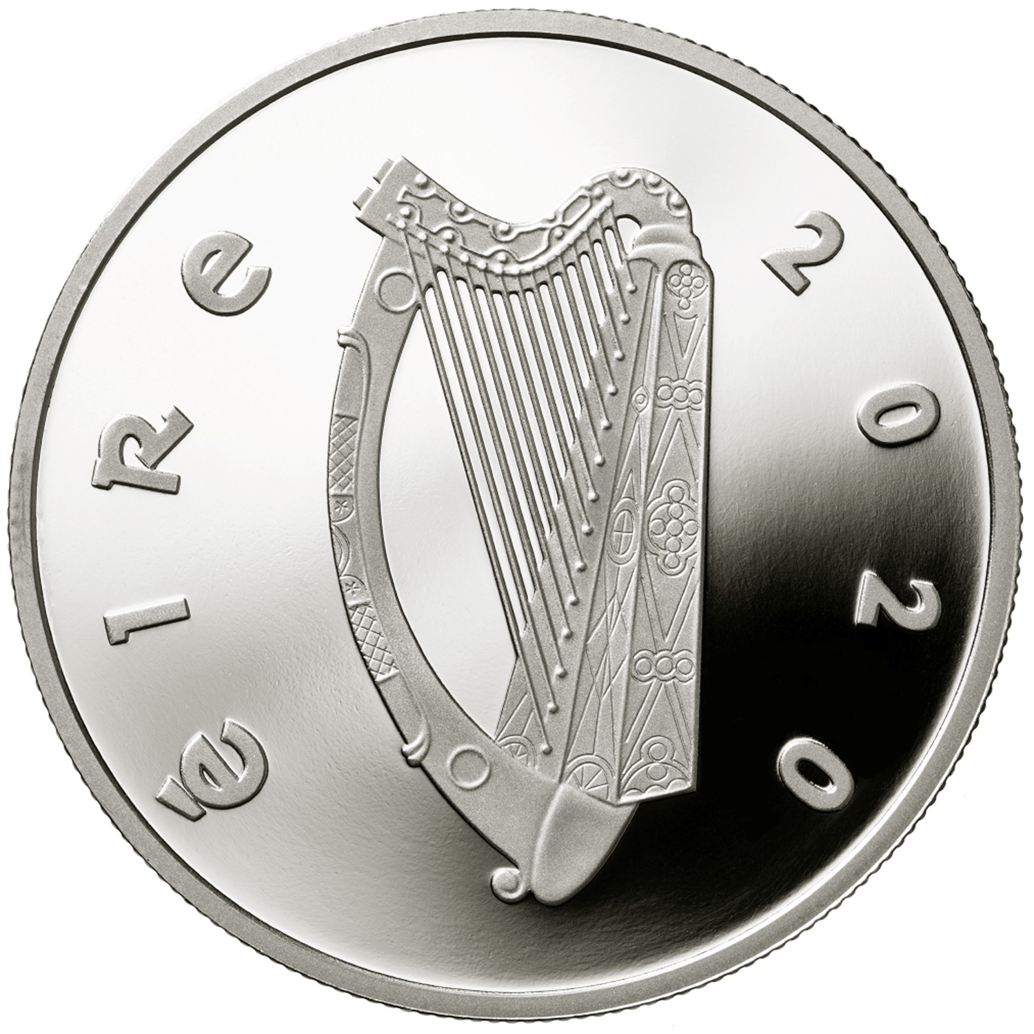 (EUR09.Proof.2020.IE2406) 15 euro Ireland 2020 Proof silver - Luke Kelly Obverse (zoom)