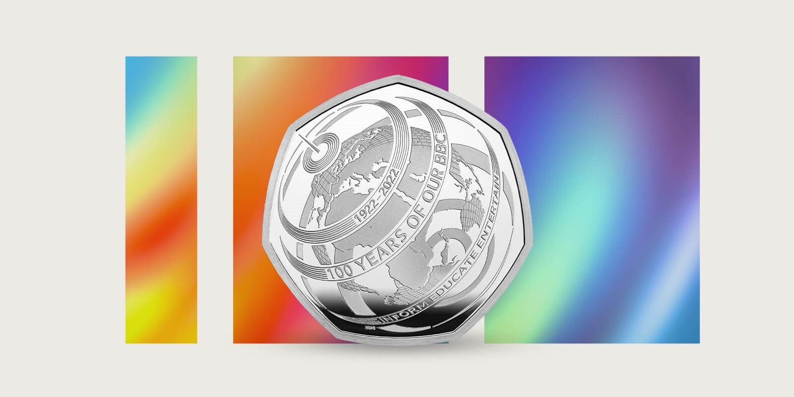 Royal Mint The 100th Anniversary of Our BBC 2022 (shop illustration) (zoom)
