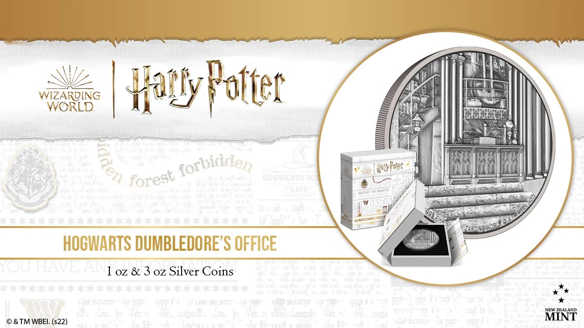 (W160.10.D.2022.30-01338) 10 Dollars Niue 2022 3 oz Antique silver - Dumbledore s Office (blog illustration) (zoom)