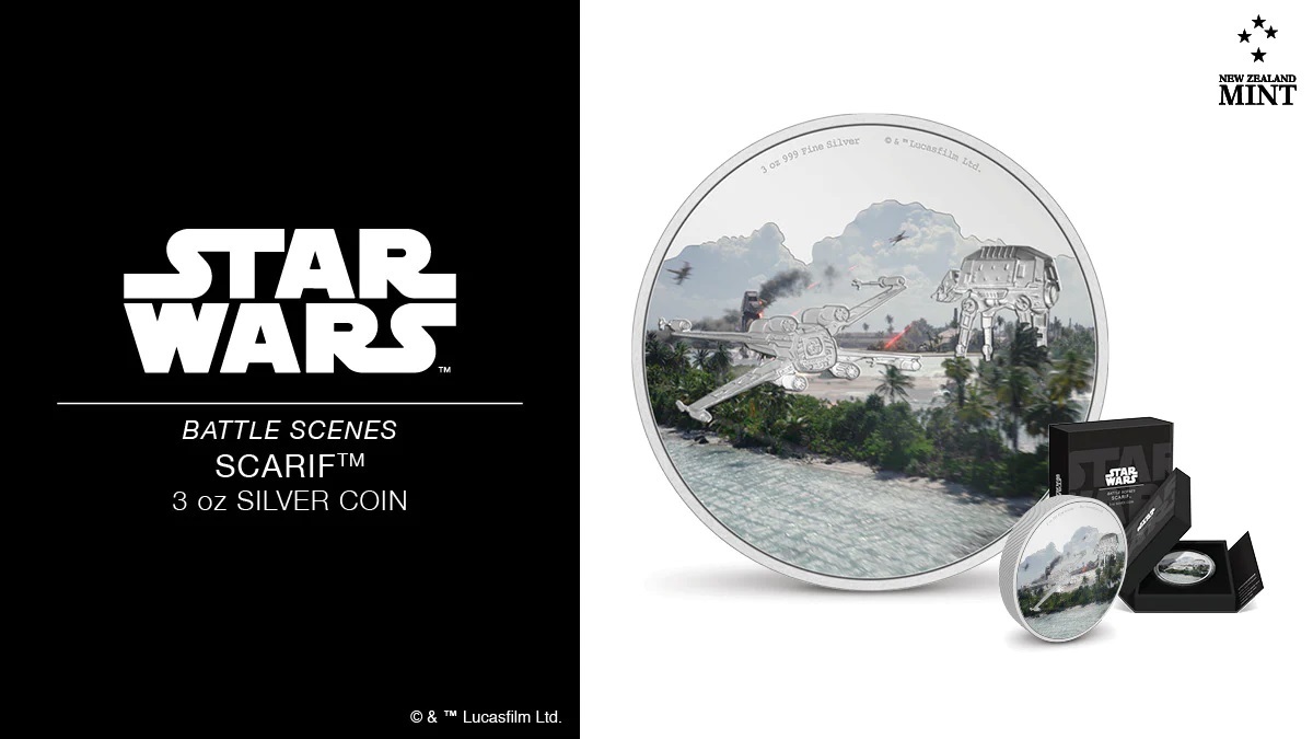 (W160.10.D.2022.30-01340) 10 Dollars Niue 2022 3 oz Proof silver - Battle of Scarif (blog illustration) (zoom)