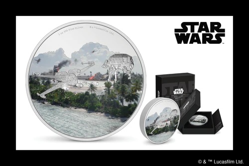 (W160.10.D.2022.30-01340) 10 $ Niue 2022 3 oz Proof silver - Battle of Scarif (blog illustration) (zoom)