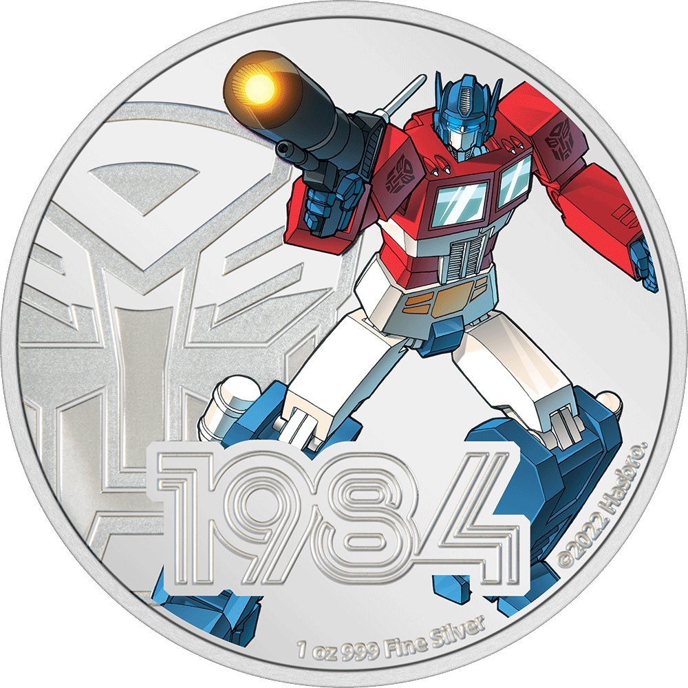 (W160.2.D.2022.30-01327) 2 Dollars Niue 2022 1 oz Proof silver - Optimus Prime Reverse (zoom)