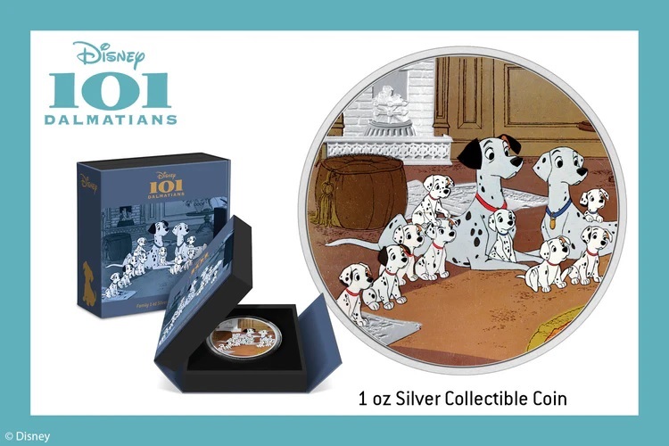 (W160.2.D.2022.30-01352) 2 $ Niue 2022 1 oz Proof silver - Disney 101 Dalmatians (family) (blog illustration) (zoom)