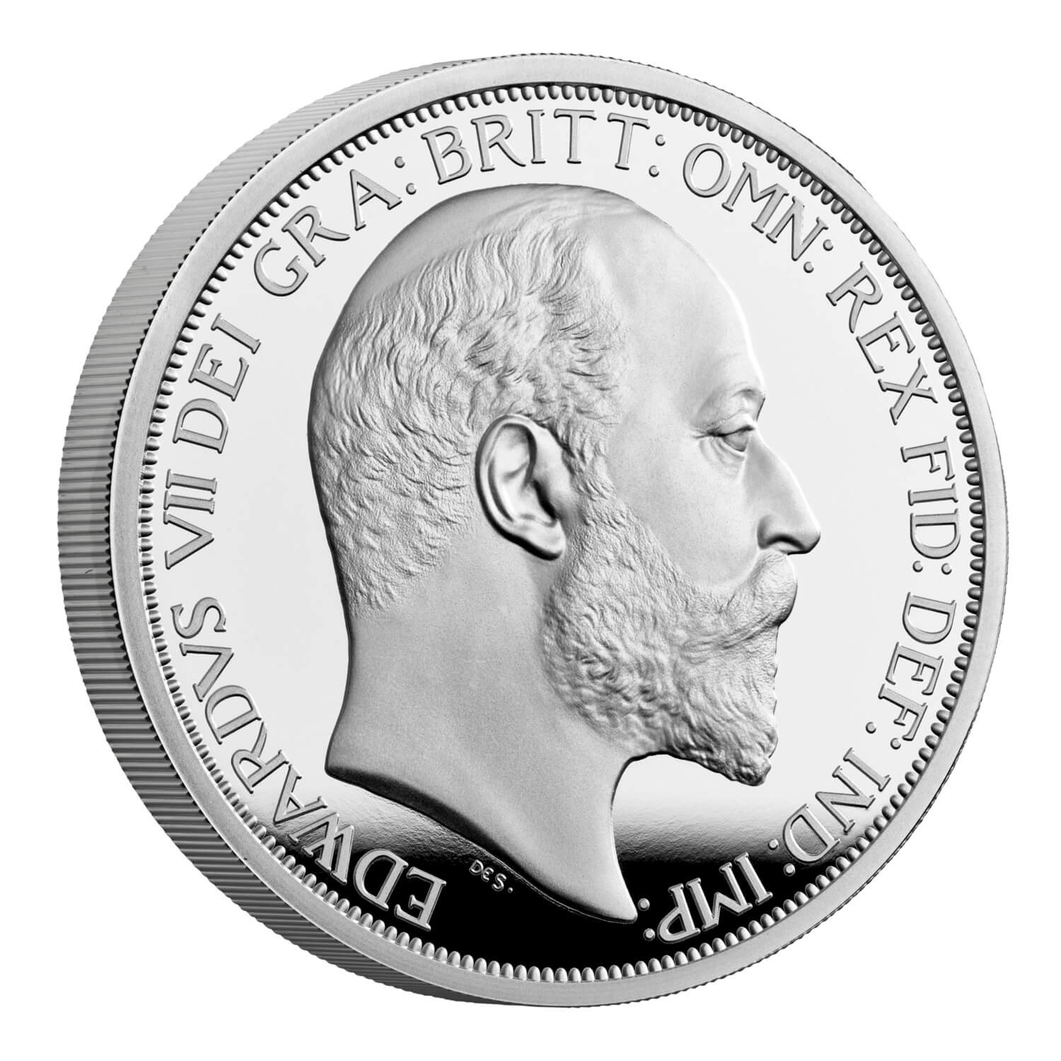 (W185.2.P.2022.UK22E7S1O) 2 Pounds UK 2022 1 oz Proof silver - King Edward VII Reverse (zoom)