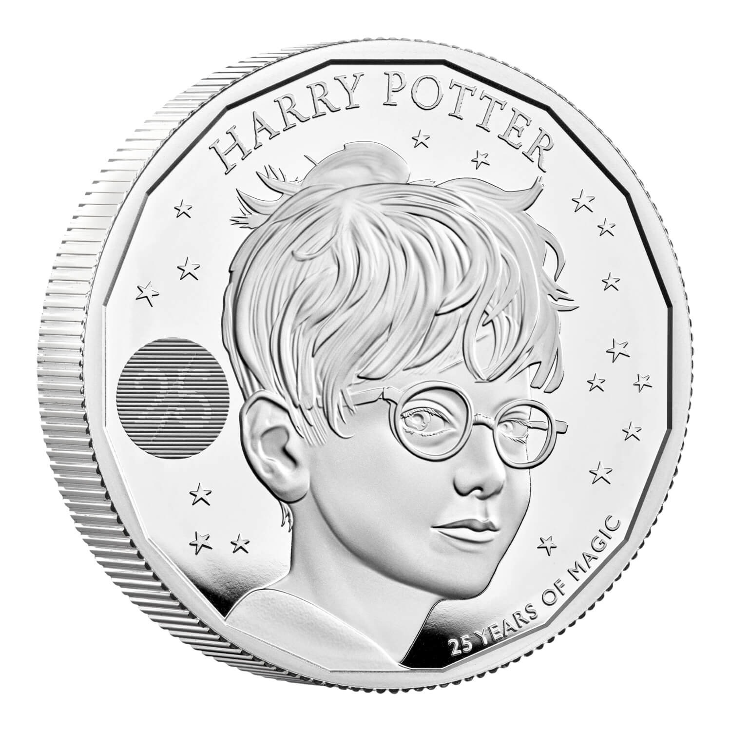 (W185.5.P.2022.UK22HPS2) 5 Pounds United Kingdom 2022 2 oz Proof silver - Harry Potter Reverse (zoom)